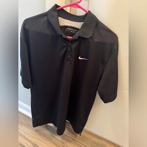Men’s Nike golf dri fit polo size large black